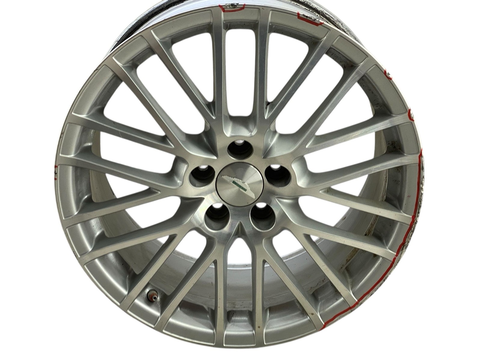 2009 Aston Martin Vantage (B) 19X8.5 Front Wheel Rim SIlver 9G33-1007-CA