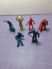Vintage Marx Playset Tom Corbett Rex Mars Figures In Uncommon Colors Lot