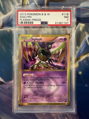 Sigilyph graded PSA 7 for sale on eBay