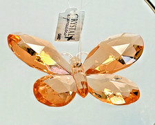 Ganz Crystal Expressions Brilliant Hanging Butterfly Suncatcher Orange/Peach New
