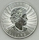 1 oz  .999 Silver 2023 Canadian Silver Maple Leaf 5 Dollar Coin.
