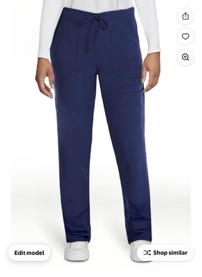 3XL Scrubstar Womens Core Essentials Pockets Drawstring Scrub Pant Navy Blue NWT