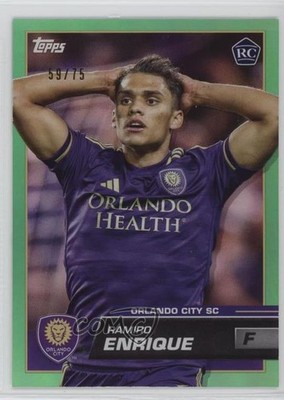 2023 Topps MLS Green Foil 59/75 Ramiro Enrique #119 Rookie RC 17p7