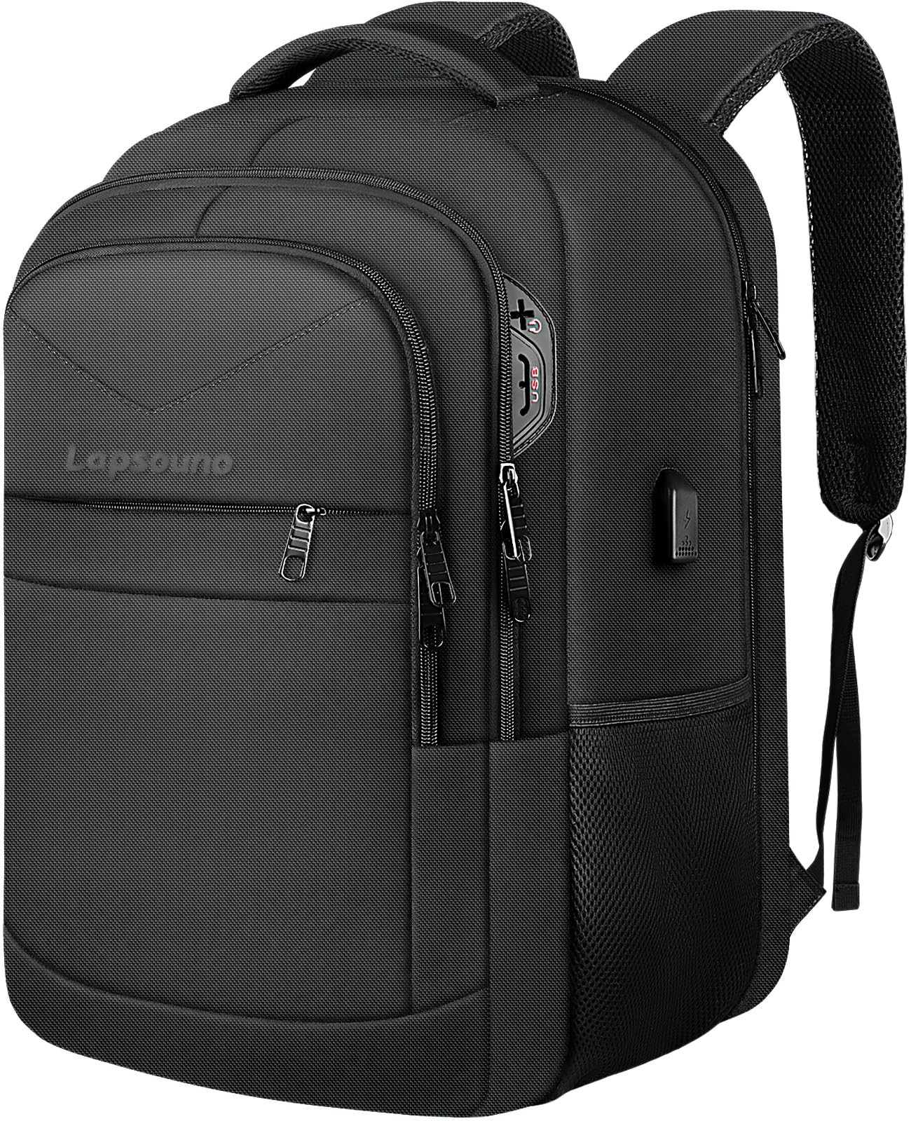 Large 17-Inch TSA-Friendly Travel Backpack for Laptops & Carry-On-image