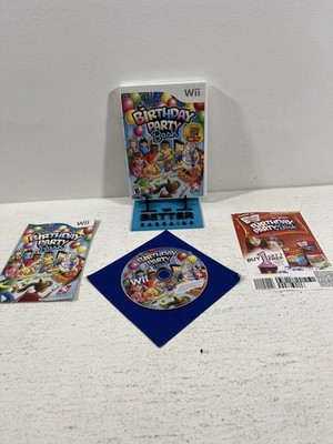 Birthday Party Bash (Nintendo Wii) Kids Game - Complete w/ Manual - Tested 