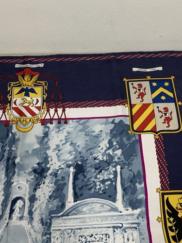 Vintage Rajo Design Villa D’este Damen Seidentuch Made in Italy - 34 x 34 Zoll - Bild 8 von 11