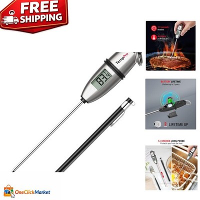ThermoPro TP02S Digital Food Thermometer - Instant Read with 5.3'' Probe