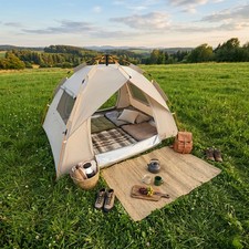 UPF50+ UVBlock WaterRepellent Camping Tent Instant Pop Up Tent for 23 People