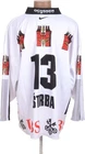 HOCKEY SLAVIA PRAGUE 2005 SIZE XL ADULT SPENGLER CUP DAVOS SIGNED #13 STRBA