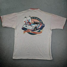 Vintage NASCAR Mark Martin Valvoline Racing T Shirt Men's Size XL/L 90s USA Made