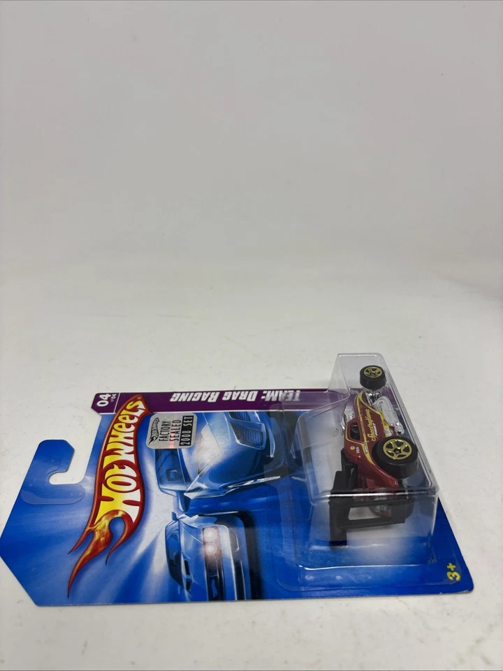 Hot Wheels #160 Team: Drag Racing 2008 4/4 Fiat 500 con oro 5 velocidades sellado de fábrica Foto 3 de 4