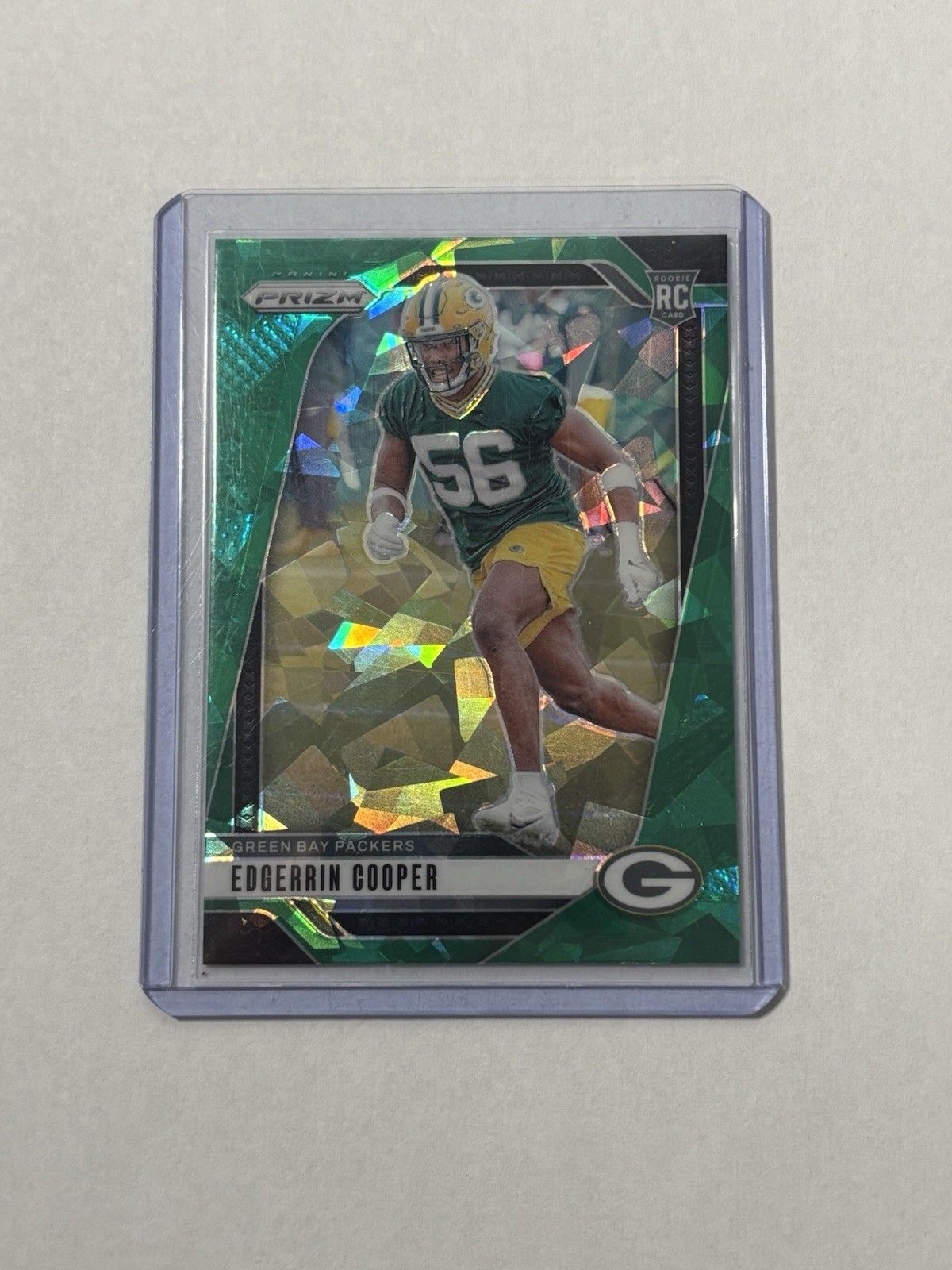 2024 Panini Prizm Edgerrin Cooper Green Ice RC Color Match #331