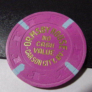 ORMSBY HOUSE CASINO NCV hotel casino gaming poker chip Carson City NV
