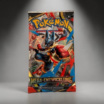 Pokémon Booster DE Mega-Entwicklung | Neu OVP | Sammelkarten TCG