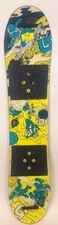 Used $400 Youth Kid's Burton LTR Cosmic Crew Snowboard Yellow 100cm