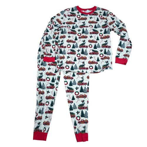 The Children's Place Family O Christmas Tree Cotton Pajamas Adult Medium