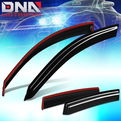 For 2014-2018 Subaru Forester Window Visor Tape-On Sun Rain Guard Deflector 4Pcs