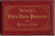 1890 Halenza's Photo Rhine Panorama from Mainz to Cologne (Cover Title). (52508AB)
