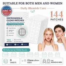 Curalona Microneedle Patches 144pcs, Skin Tag Wart Acne Remover Patches 20 OFF