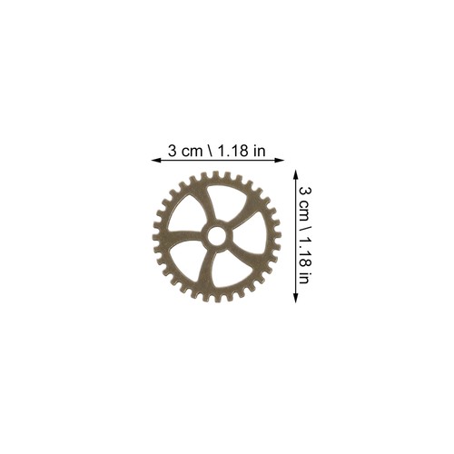Accessori Ingranaggi Orologi Ruote Ciondoli Ingranaggi Steampunk per Artigianato - Foto 9 di 12