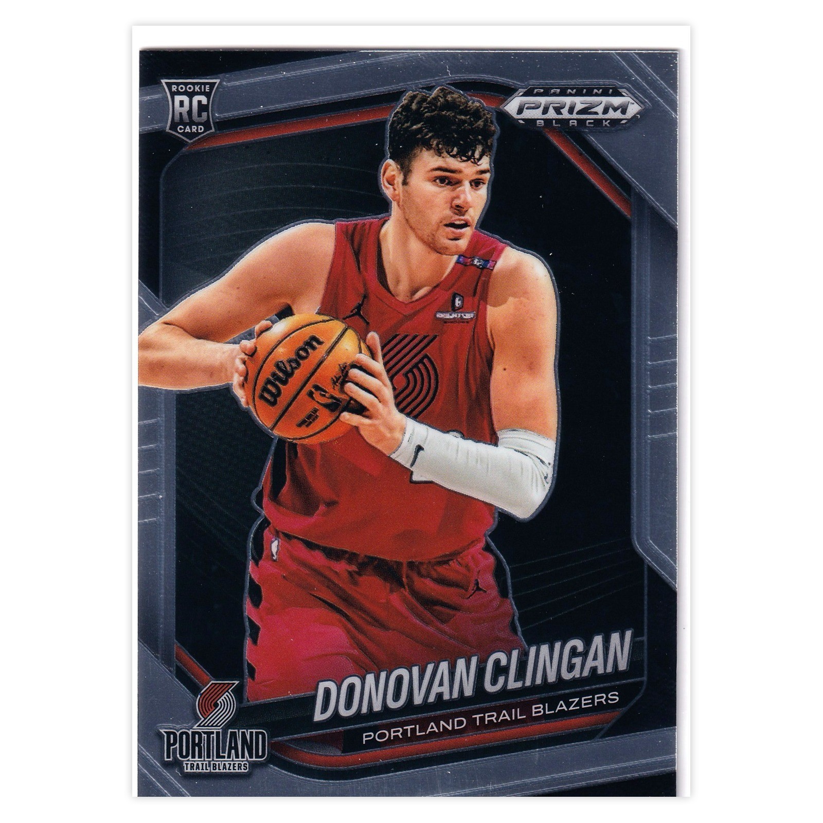 Prizm Black Donovan 2024-25 Clingan Rookie #131 Portland Trail Blazers RC
