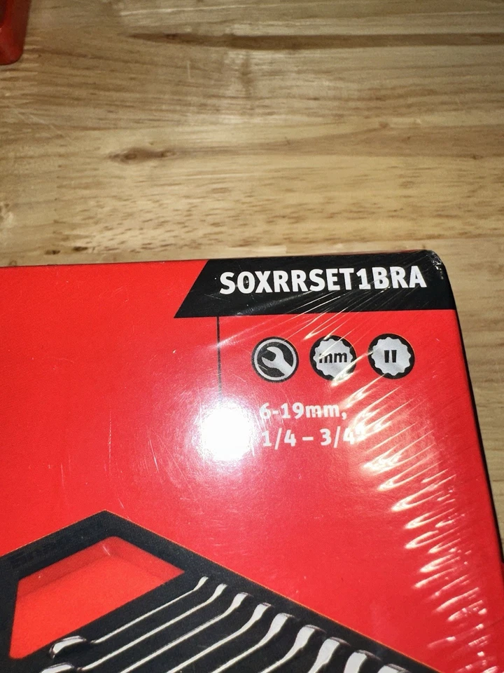 Snap-On 23pc RED SAE Metric Reversible Ratcheting Wrench Set SOXRRSET1BRA NEW - Image 3 of 4