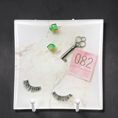 Kate Spade New York Snap Happy Eyelashes Key Square Trinket Dish Lenox NEW