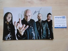 Disturbed Band signed 8x12 inch photo autographs ACOA