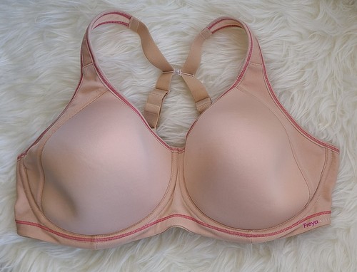 FREYA 40D Active Sonic Underwire Moulded Sports Bra AA4892 Nude Beige