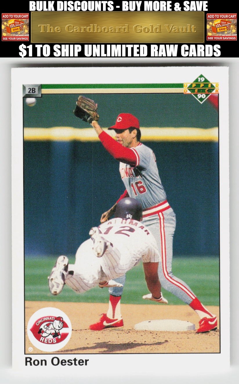 1990 Upper Deck Ron Oester #118b