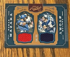 Trevor Story Rookie Patch /99 2016 Prime Cuts Combo Player Nomar Mazara FREESHIP