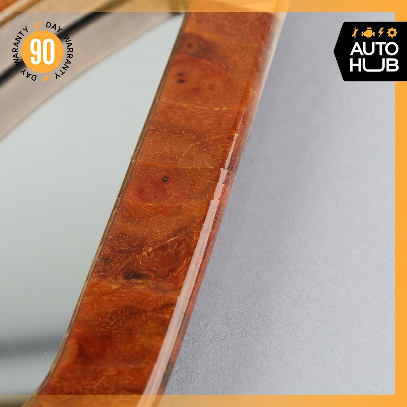 00-09 Bentley Arnage / RR Seraph Rear Right Quarter Vanity Glass Mirror Wood OEM
