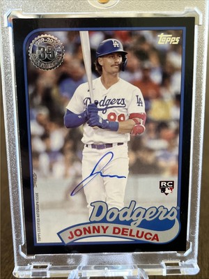 2024 Topps Series 2 - Jonny Deluca - Black 1989 Topps On Card Auto #155/199  