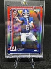 2025 Topps Chrome 306 Jaxson Dart Red White And Blue Refractor 2025 Topps Chrome 306 Jaxson Dart Red White And Blue Refractor
