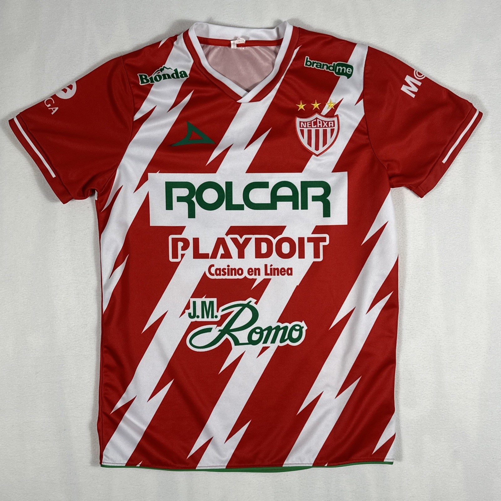 Club Necaxa Home 2024-2025 Soccer Jersey Size M Rogelio Cortez #17