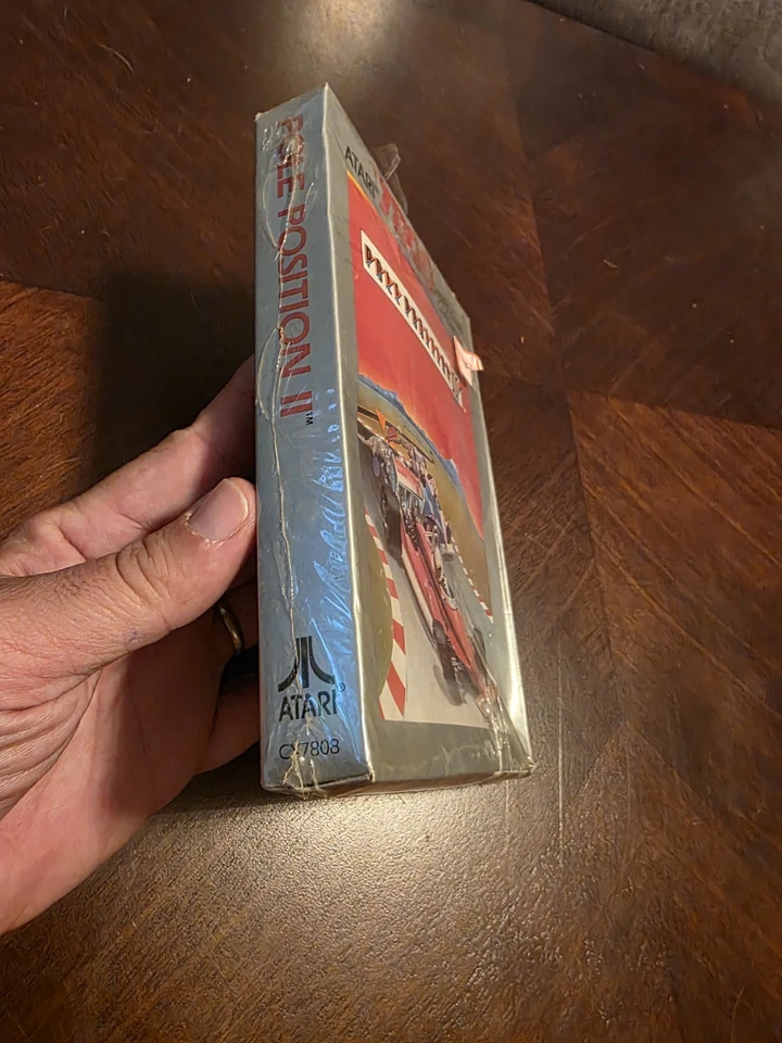 Pole Position II (Atari 7800, 1986) Store Hang Tag Factory Sealed - Image 3 of 4