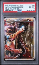Entei & Raikou Legend (Bottom) 91/95 Unleashed Holo Rare