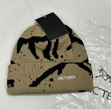 Arc  teryx Grotto Toque Beanie Beige Merino Wool Unisex Warm Winter Ski Hat NWT