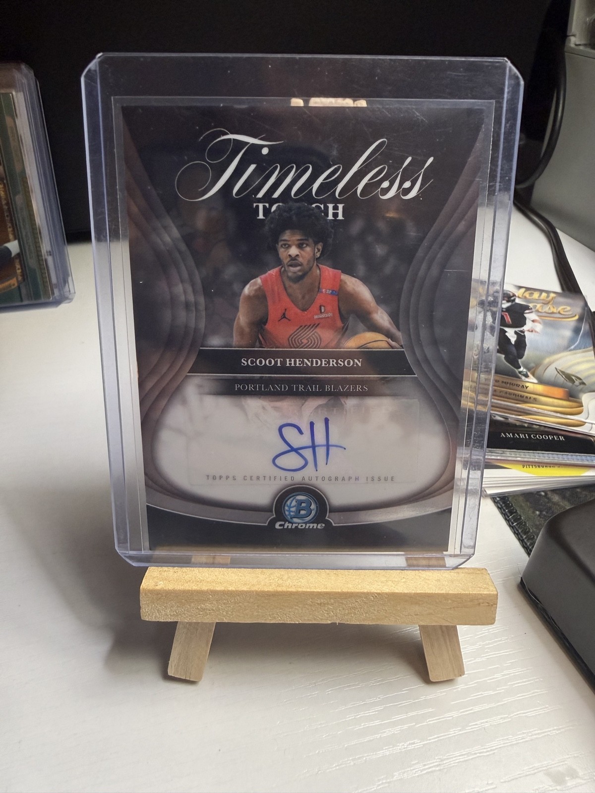 2025-26 Bowman - Timeless Touch Signatures Scoot Henderson #TTA-SH (AU)