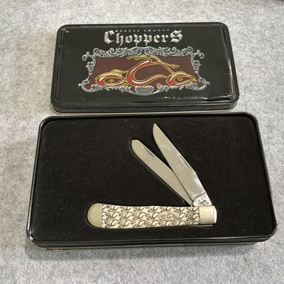 2005 Case XX USA 6254 OCC Orange County Choppers Trapper Knife Mint In Tin
