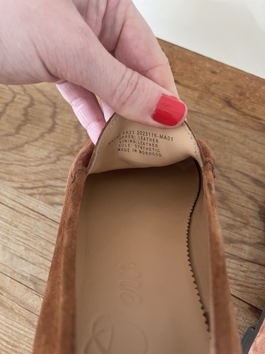 J. Crew Winona Suede Loafer Flats Adobe Clay Tawny Brown Workwear Women’s Sz 8 - Picture 7 of 8