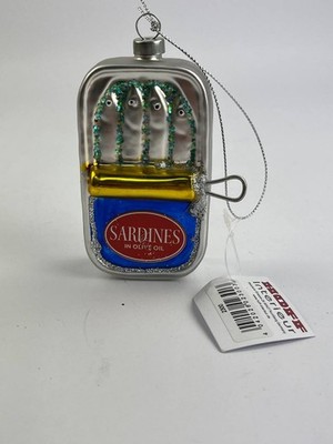 HOFF Interieur Sardinendose Glas Fisch Fischdose Weihnachten Weihnachtsbaum