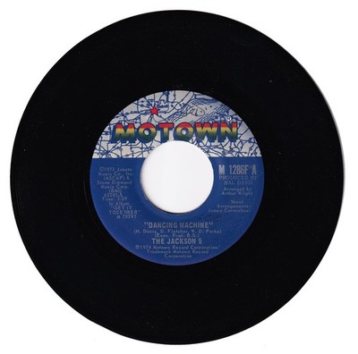 The Jackson 5. Dancing Machine/It's Too Late To Change The Time.    45 rpm