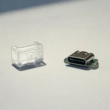 Gameboy Advance SP USB-C Mod W/ All Clear Insert Replacement Charger Upgrade GBA