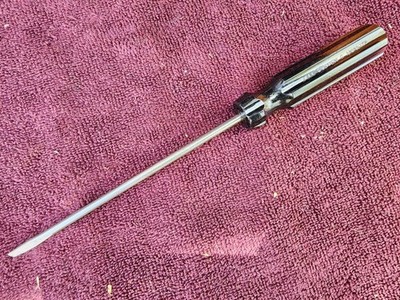 Vintage Bell System C Amalite Slotted Screwdriver USA, 6'' Shank 3/16'' Tip
