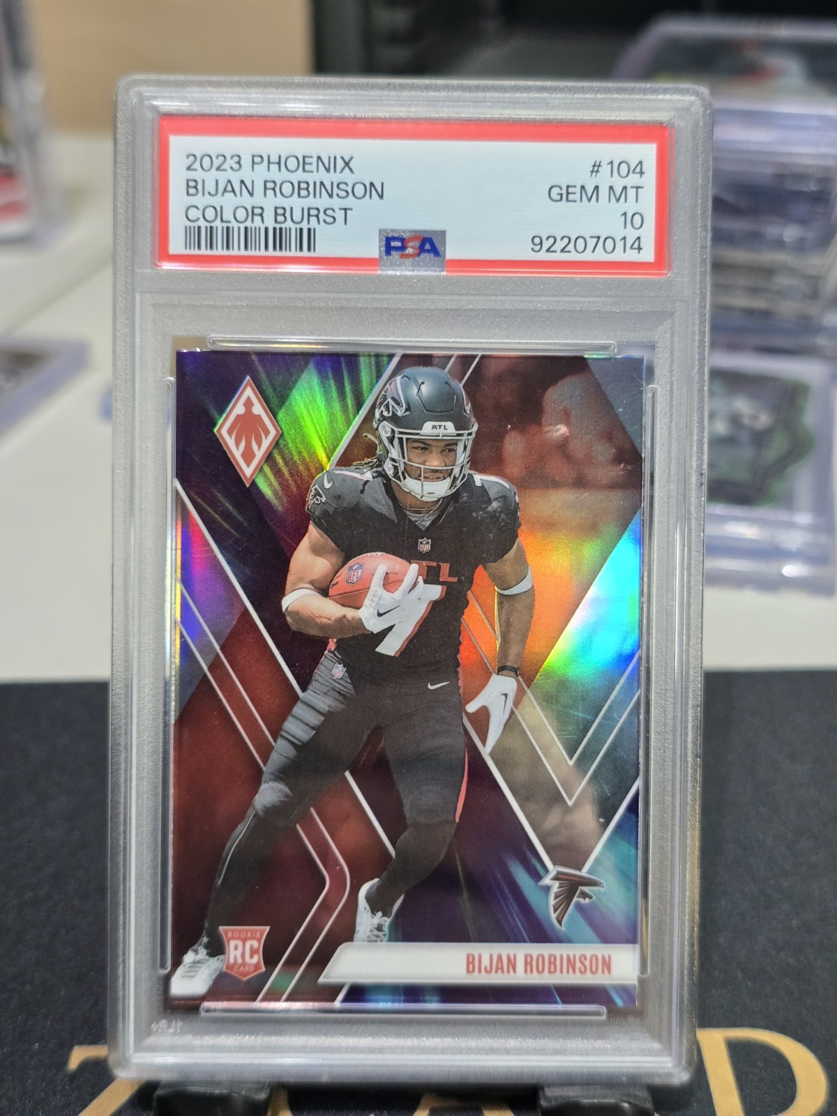 2023 Panini Phoenix - Rookies Bijan Robinson #104 Color Burst (RC)