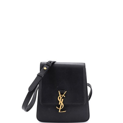 Saint Laurent Kaia Flap Satchel Leather North South