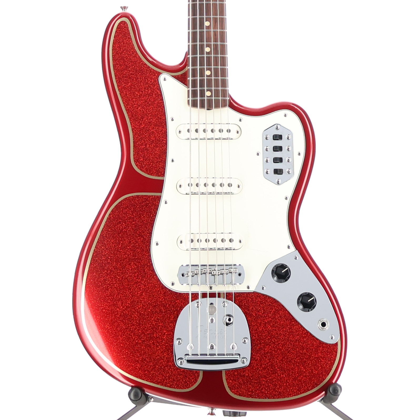 Fender Vintera II 60s Bass VI, Custom Painted Candy Apple Red w/FlZ (SR) (51829)