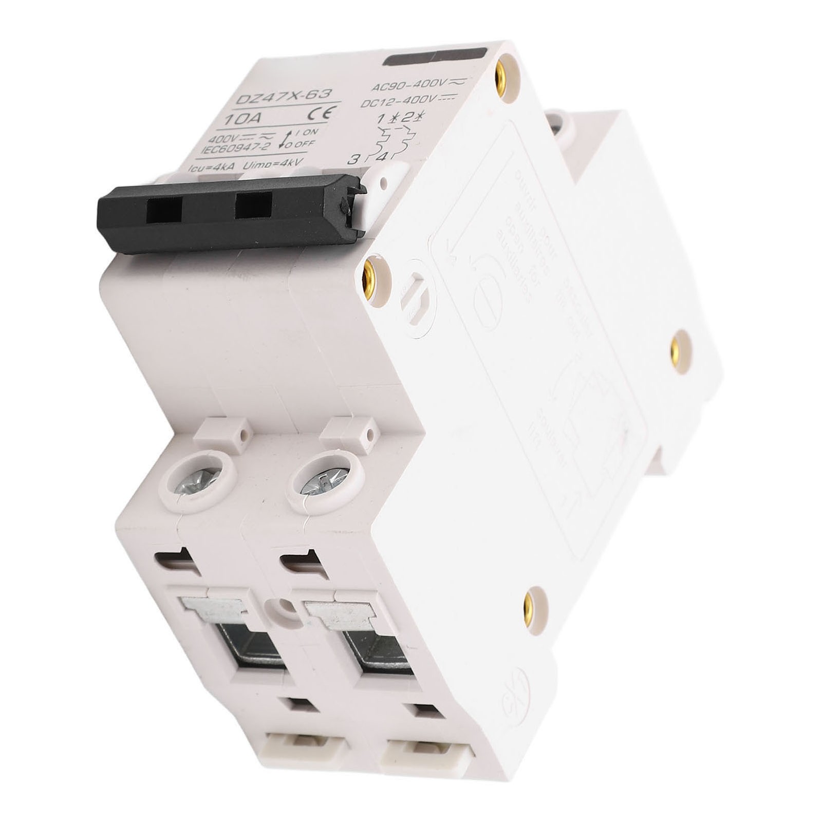 Circuit Breaker 2P 10A 400V AC DC MCB Leakage Protection Switch For Home Solar