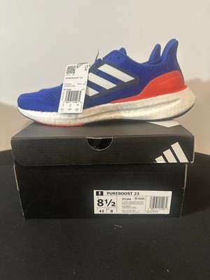 adidas PureBoost 23 Blue White Red Men's Low Top Sneaker IF1544